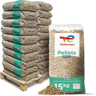 TotalEnergies Holzpellets Premium 6 mm – Palette 975 kg (65 × 15 kg)