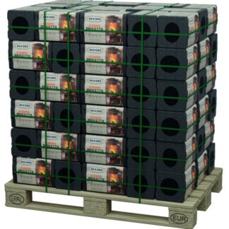 REKORD Braunkohlebriketts 10 kg | Palette 900 kg (90 Pakete)