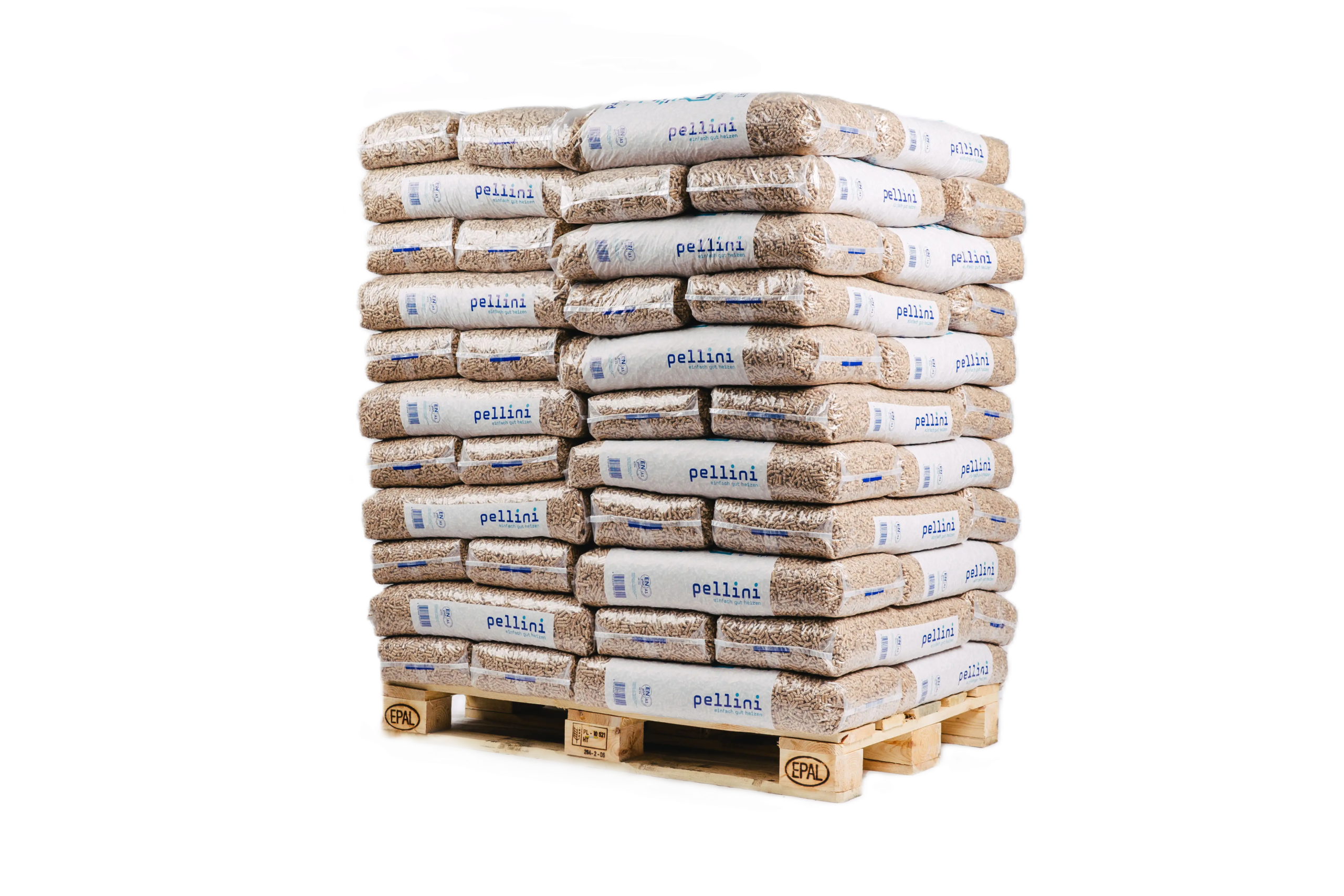 Pellini ENplus A1 Holzpellets – Palette 66 x 15 kg (990 kg Gesamtgewicht, Made in Germany)