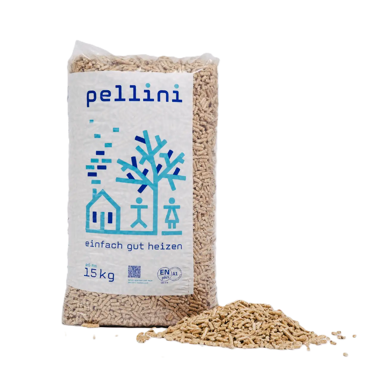 Pellini ENplus A1 Holzpellets – Palette 66 x 15 kg (990 kg Gesamtgewicht, Made in Germany) - Image 2