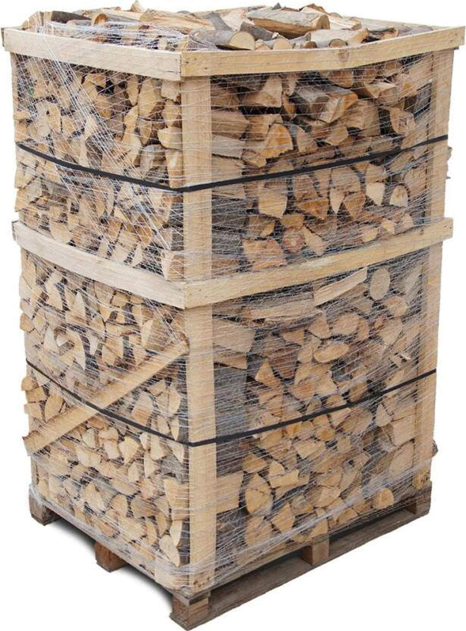 Brennholz Kaminholz Buche 33 cm Scheitlänge – 2 RM / ca. 3 SRM Palette